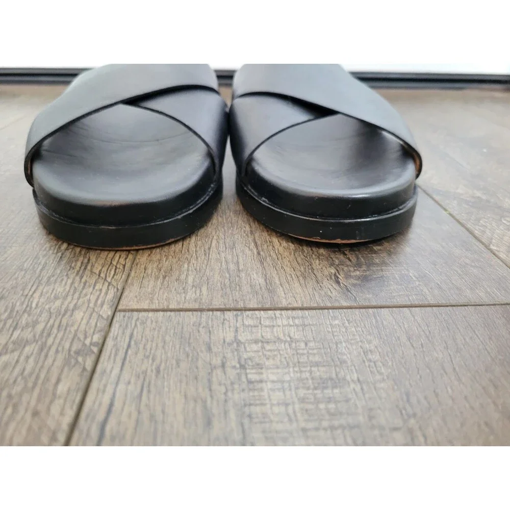 Madewell The Louisa Crisscross Slide Shoes Size 9.5